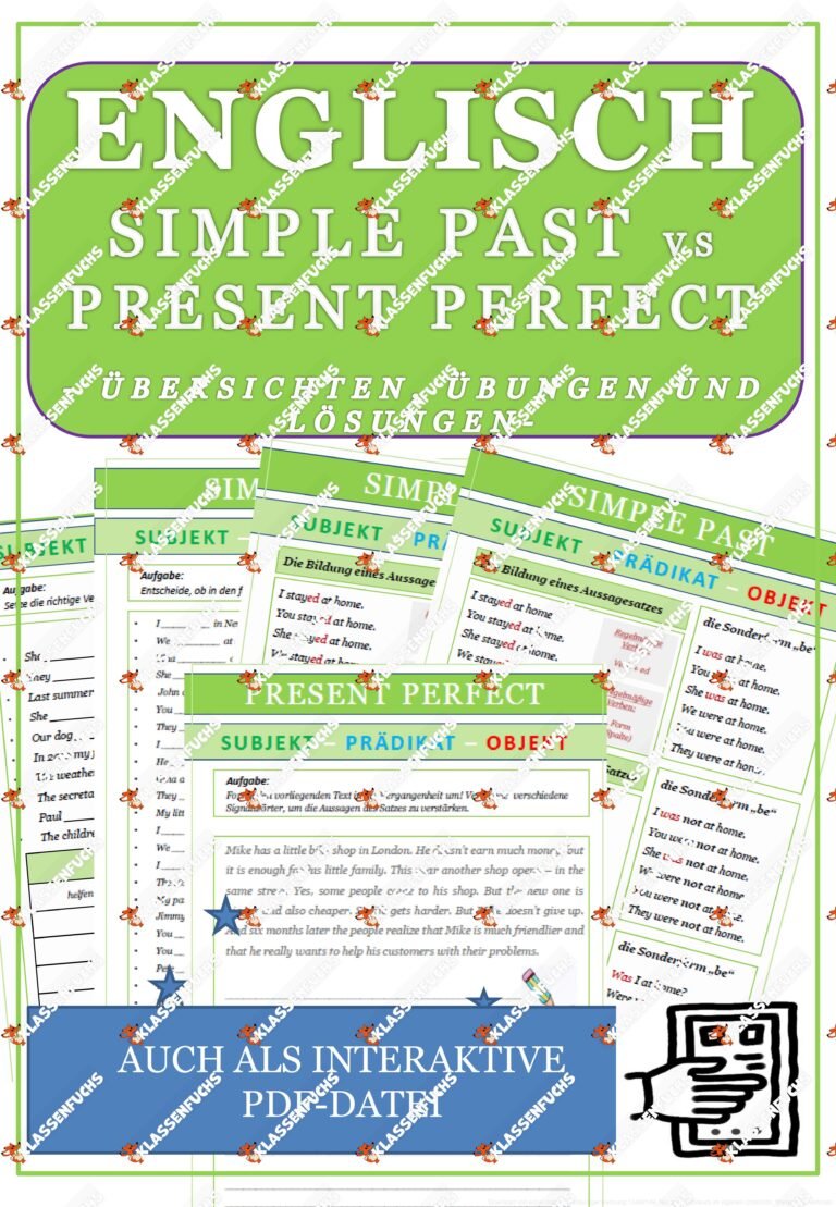 Englisch: Simple Past vs Present Perfect – interaktiv